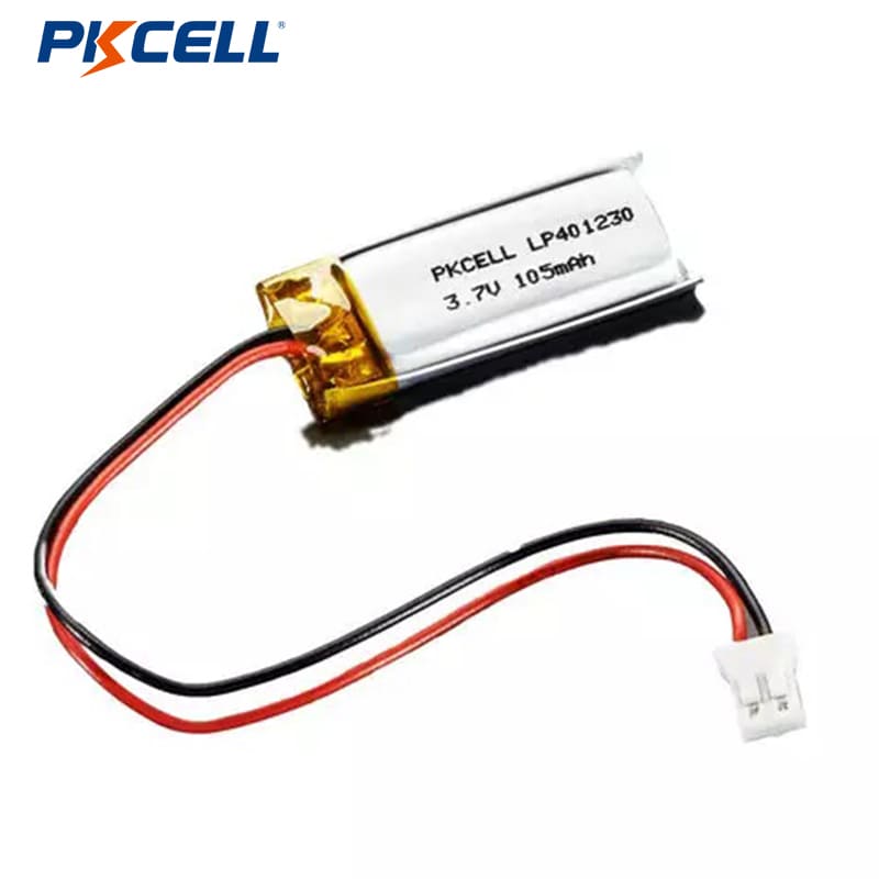 PKCELL LP401230 105mah 7.4v Rechargeable Lithium Polymer Battery