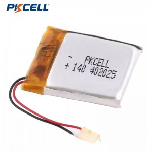 Batería recargable de polímero de litio PKCELL LP402025 140 mAh 3,7 V