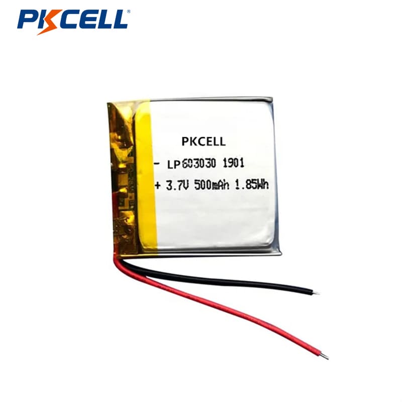 PKCELL Hot Selling LP603030 500mah 3.7v Recharg...