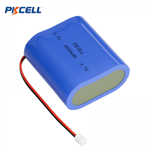 PKCELL ICR18650 3.7v 6600mah Lithium Ion Battery Rechargeable Battery Pack