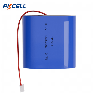 PKCELL ICR18650 3.7v 6600mah Lithium Ion Battery Rechargeable Battery Pack