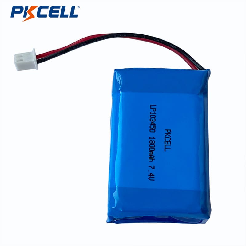 PKCELL LP103450 2000mah 7.4v Rechargeable Lithium Polymer Battery Featured Image