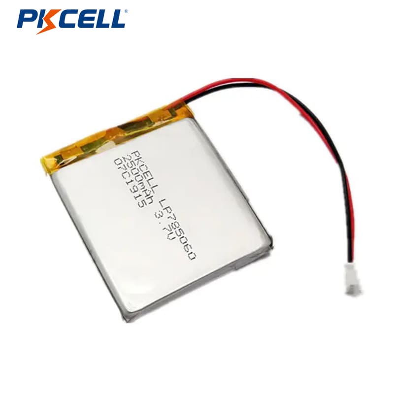 PKCELL LP785060 2500mah 3,7v genopladelig lithi...