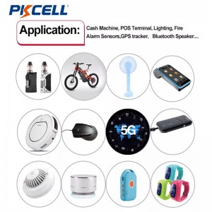 PKCELL LP402025 150mah 3.7v रिचार्जेबल लिथियम पॉलिमर बैटरी