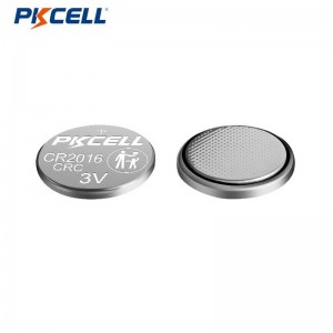 PKCELL CR2016CRC 3V 85mAh ליטהיום קנעפּל צעל באַטערי