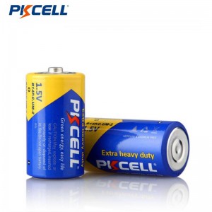 PKCELL R14P C Көлөмү Көмүртек Батарейкасы Extra Heavy Duty Батарея