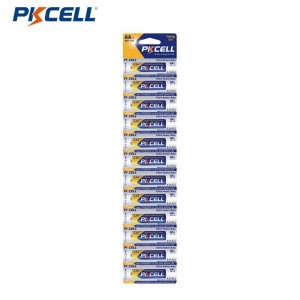 PKCELL R6P AA Battery Carbóin Battery Breise Trom Dualgas