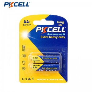 PKCELL R6P AA batterija tal-karbonju Extra Heavy Duty Battery