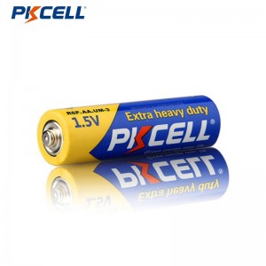 PKCELL R6P AA Battery Carbóin Battery Breise Trom Dualgas