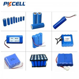 PKCELL ICR18650 3.7v 6000mah Lithium Ion Battery Rechargeable Battery Pack