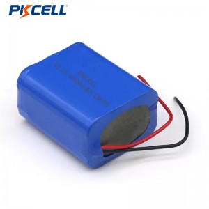 PKCELL 18650 11.1V 4400-10000mAh վերալիցքավորվող լիթիումային մարտկոցի փաթեթ