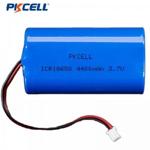 PKCELL ICR18650 3,7v 4400mAh Lityum-ion batareyasi qayta zaryadlanuvchi batareya to'plami