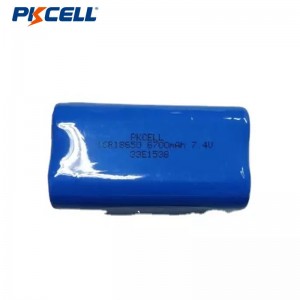 PKCELL ICR18650 7.4 v 6700 mAh Baterai Lithium Ion Paket Baterai Isi Ulang