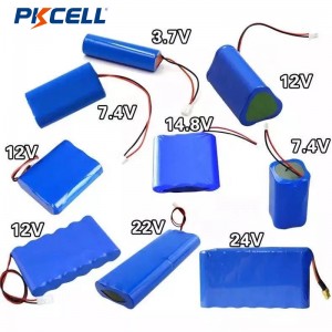 PKCELL 18650 7.2V 2000mAh Rechargeable Lithium Battery Pack