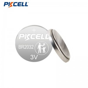 Batería de botón de litio PKCELL BR2032 3V 200mAh