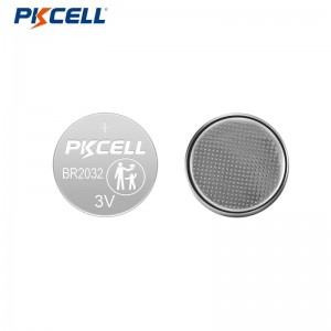 PKCELL BR2032 3V 200mAh Lithium Button Battery Cell