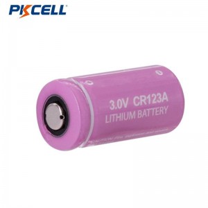 PKCELL CR123A 3V 1500mAh リチウム-MnO2 バッテリー