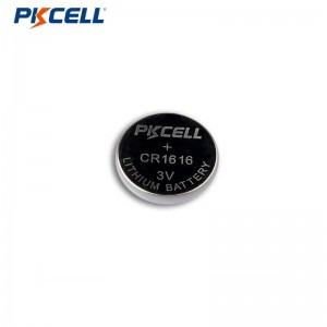 PKCELL CR1616 3V 50 mAh լիթիումի կոճակով բջջային մարտկոց