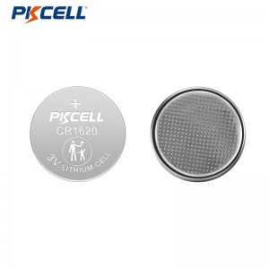 PKCELL CR1620 3V 70mAh Lithium Button Cell Battery