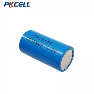 PKCELL CR17335 3V 1500mAh LI-MnO2 பேட்டரி