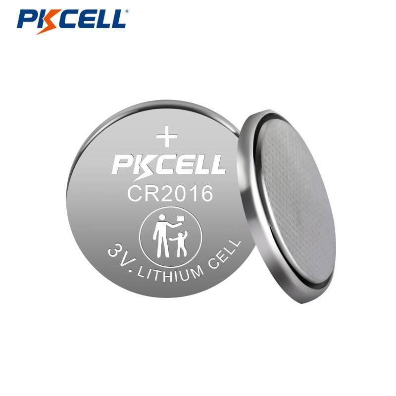 PKCELL CR2016 3V 75mAh ଲିଥିୟମ୍ ବଟନ୍ ସେଲ୍ ବ୍ୟାଟେରୀ |