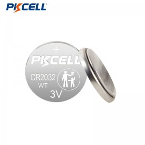 PKCELL CR2032WT 3V 220mAh Litiozko Botoi Bateria
