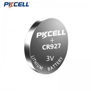 PKCELL CR927 3V 30mAh Lithium Button Cell rafhlaða