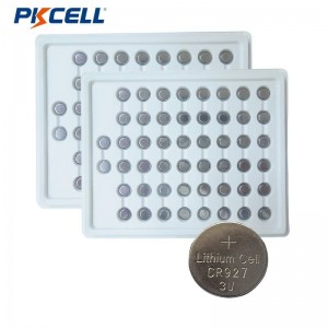 PKCELL CR927 3V 30mAh litiumknappcellsbatteri