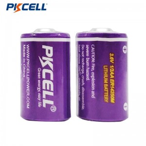 PKCELL ER14250M 1/2AA 3.6V 750mAh LI-SOCL2 Betri