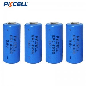 PKCELL ER14335 2/3AA 3.6V 1650mAh LI-SOCL2 ਬੈਟਰੀ