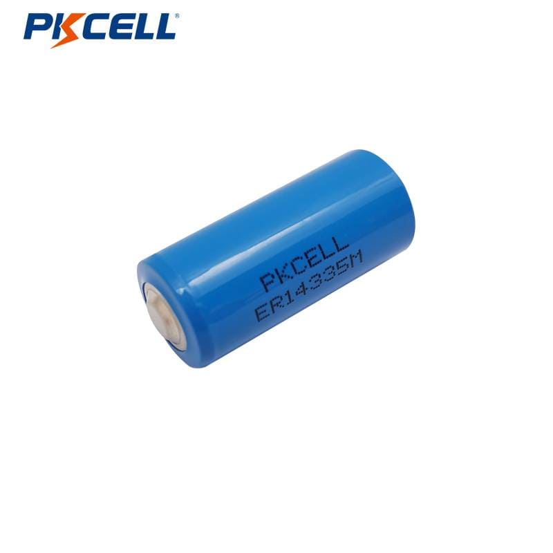 PKCELL ER14335M 2/3AA 3.6V 1200mAH LI-SOCL2 Picha Iliyoangaziwa ya Betri