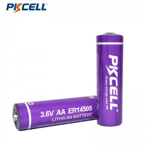 PKCELL ER14505 AA 3.6V 2400mAh LI-SOCL2 na Baterya