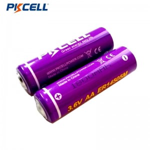PKCELL ER14505M AA 3.6V 1800mAh LI-SOCL2 Batterie