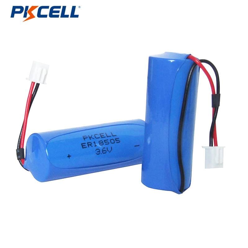 PKCELL ER18505 A 3.6v 4000mAh LI-SOCL2 Battery Uitstalbeeld