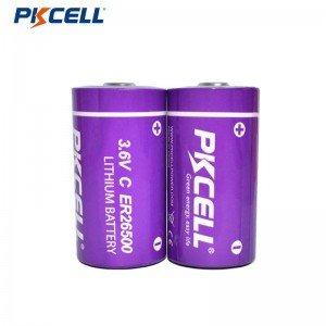 PKCELL ER26500 C 3.6v 8500mAh LI-SOCL2 बॅटरी