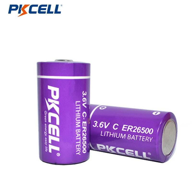 PKCELL ER26500 C 3.6v 8500mAh LI-SOCL2 बॅटरी वैशिष्ट्यीकृत प्रतिमा