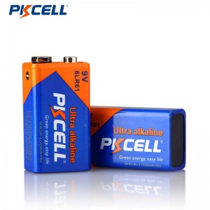 PKCELL Ultra rəqəmsal Qələvi Batareya 6LR61 9V Batareya