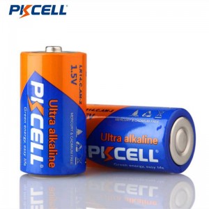 PKCELL Battery Alcaileach Ultradigiteach LR14 C Battery