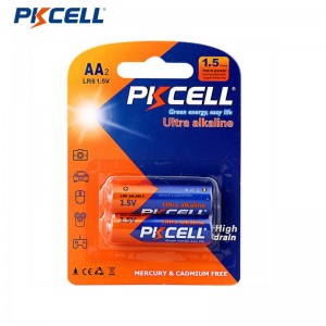 Batería alcalina ultra digital PKCELL LR6 AA